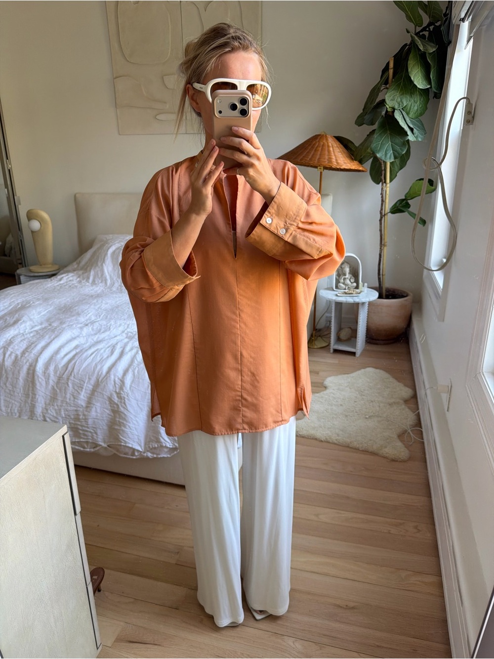 The Row Beige/peach Blouse Size 4